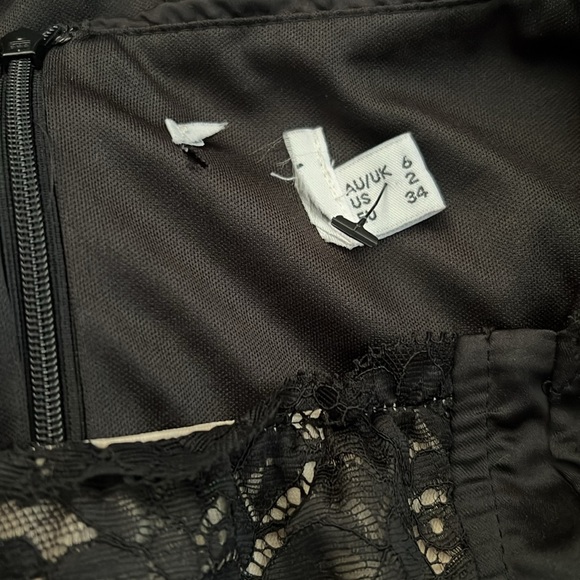 NWOT Princess Polly Layla Black Long Sleeve Mini Dress - Picture 5 of 7